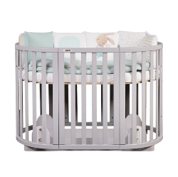 Patut bebe rotundoval Maribelle 9 in 1 gri